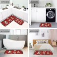thumbnail image 4 of 2-Piece Kitchen Rugs Set Non-Slip Mats Carpet Floor for Kitchen, Bathroom (19.7"x27.6" & 19.7"x47.2") Cute Christmas Animals, 4 of 7