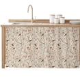 thumbnail image 2 of Flowers Birds Cabinet Curtain 32"Wx55"L,Dustproof Pantry Door Curtain W/ Self Adhesive Tape,Country Retro Botanical Floral Branches Tall Storage Cover Privacy Drape for Bathroom Kitchen Laundry Room, 2 of 9