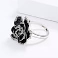 thumbnail image 6 of Romantic Anniversary 925 Silver Rings Flower Cubic Zircon Women Jewelry Sz 6-10, 6 of 8