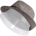 thumbnail image 2 of HAHDAXIA 20 Pcs Support de Chapeau Trilby Fedora - Forme de Chapeau Protège Garde Chapeau en Sécurité pour Rangement et Voyage Protecteurs de Moule en Plastique, 2 of 7