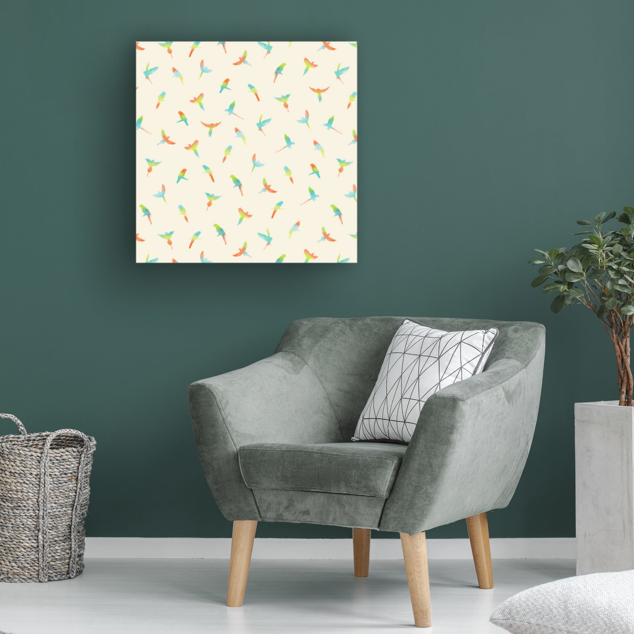 Trademark Fine Art Florent Bodart  Papagei Canvas Wall Art