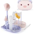 thumbnail image 1 of ExquisiteBaby Bottle Brush with Drying Rack, Portable Travel Bottle Cleaner Kit, for Cleaning, Nipple Brush, Straw Cleaner, 1 of 5