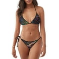 thumbnail image 1 of KLL Ensemble Bikini Écailles Arc-en-Ciel Imprimé Dragon pour Femmes, Ensemble Bikini Deux Pièces avec String et Bas Aguichant, 1 of 6