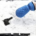 thumbnail image 2 of Ice Scraper with Gloves Waterproof Thick Fleece Snow Remover with Anti Slip Foam Grip Ice Removal Tool for Windscreeuto Car Window Windshield, 2 of 8