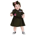 thumbnail image 4 of Girl's Infant Flight Suit Top Gun Costume Dress, 4 of 7