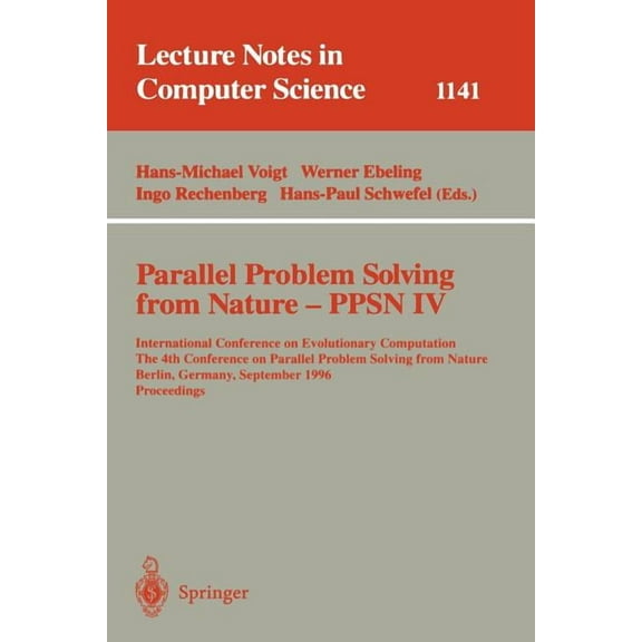 Lecture Notes in Computer Science Parallel Problem Solving from Nature - Ppsn IV: International Conference on Evolutionary Computation. the 4th Internatio, Book 1141, (Paperback)