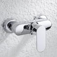 thumbnail image 1 of Single Lever Shower Faucet, Wall Mounted Shower Mixer Tap, Single Lever Shower Faucet, Chrome, 1 of 5