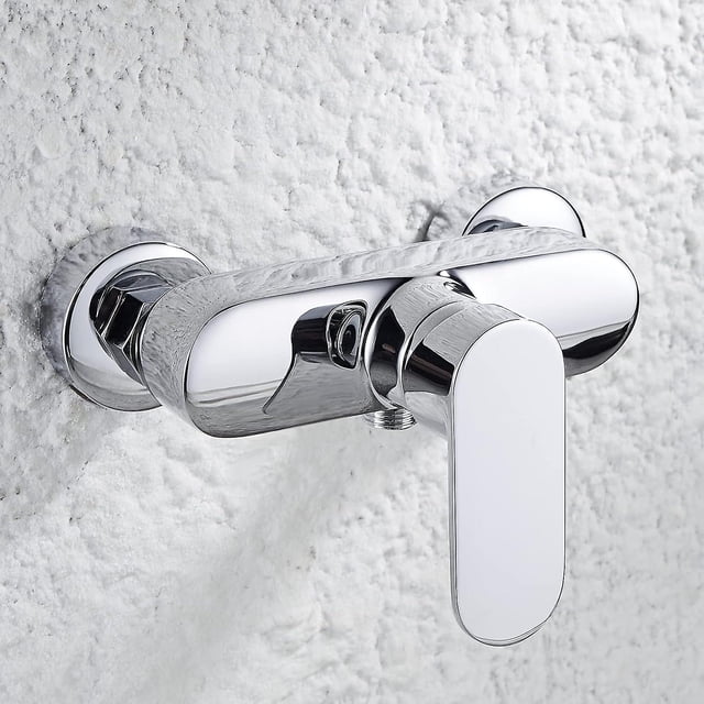 Single Lever Shower Faucet, Wall Mounted Shower Mixer Tap, Single Lever Shower Faucet, Chrome