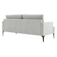 thumbnail image 5 of Modway Evermore Upholstered Fabric Sofa in Light Gray, 5 of 8
