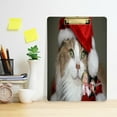 thumbnail image 6 of FMSHPON Cat Christmas Clipboard Hardboard Wood Nursing Clip Board and Pull for Standard A4 Letter 13x9 inches, 6 of 7