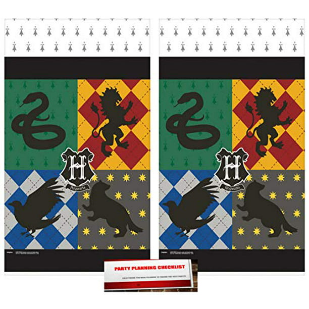 plug paddestoel Wakker worden 2 Pack - Harry Potter Party Plastic Table Cover 54 x 96 Inches (Plus Party  Planning Checklist by Mikes Super Store) - Walmart.com