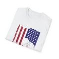thumbnail image 4 of Soldier sunflower Kneeling Distressed Flag Men Women Tees, 4 of 6
