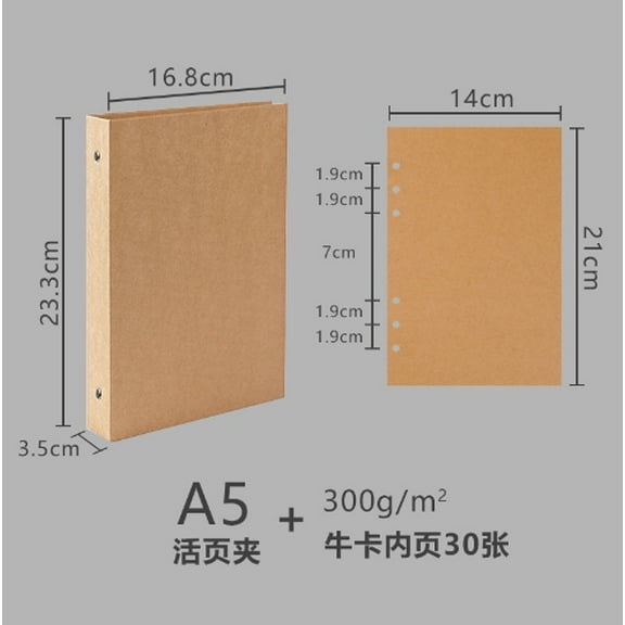 WHAMVOX Anniversary Scrapbook Scrapbooking Albums Child Travel Brown