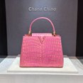 thumbnail image 2 of Bolso de piel de marca de lujo para mujer, bolso de mano de piel de cocodrilo original, nuevo bolso de mano de un solo hombro para mujer, gran oferta, envío gratuito, 2 of 5