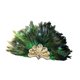 thumbnail image 4 of Tocado de plumas artificiales, decoración para el pelo, para disfraces, actuaciones en el escenario. Verde, 4 of 9