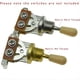thumbnail image 5 of Negro 20 Piezas MéTricas M3.5/ Guitarra Interruptor de Palanca de 3 VíAs Perillas de Interruptor de Punta Tapa de Interruptor de Guitarra, 5 of 7