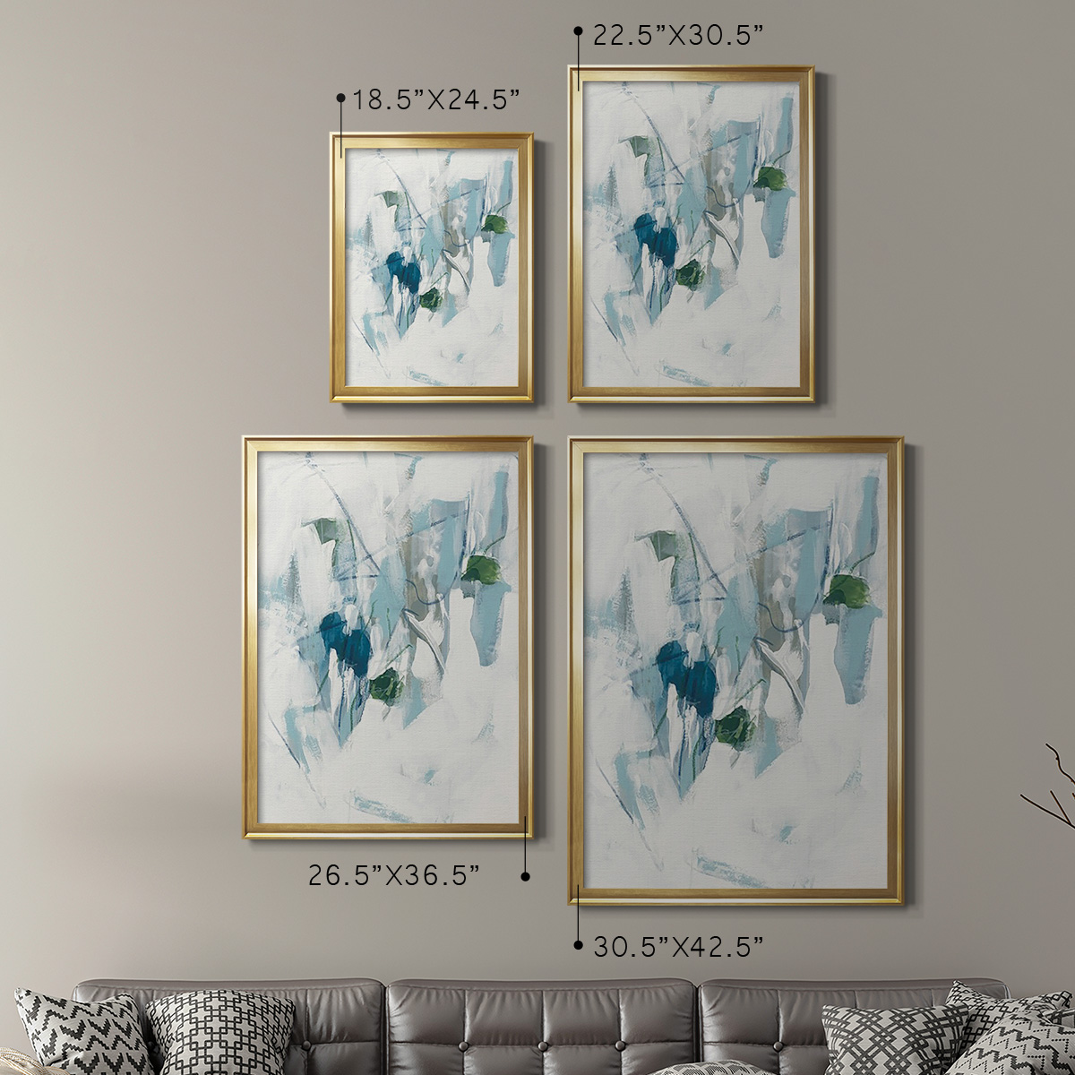 Ice Cavern II Premium Framed Print, in Gold, Black, or Silver - Ready to Hang