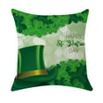 thumbnail image 1 of Jusqu'à 65% de Réduction SMihono Housse de Coussin en Coton et Lin pour la Saint-Patrick Canapé Maison Decor, 1 of 2