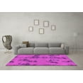 thumbnail image 3 of Ahgly Company Indoor Rectangle Oriental Purple Traditional Area Rugs, 8' x 10', 3 of 4