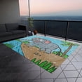 thumbnail image 4 of Elefante Elephant King Safari Animal Outdoor Rug, 4 of 8