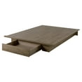 thumbnail image 3 of South Shore Full/Queen Holland Platform Bed with Drawer, Weathered Oak, 3 of 9
