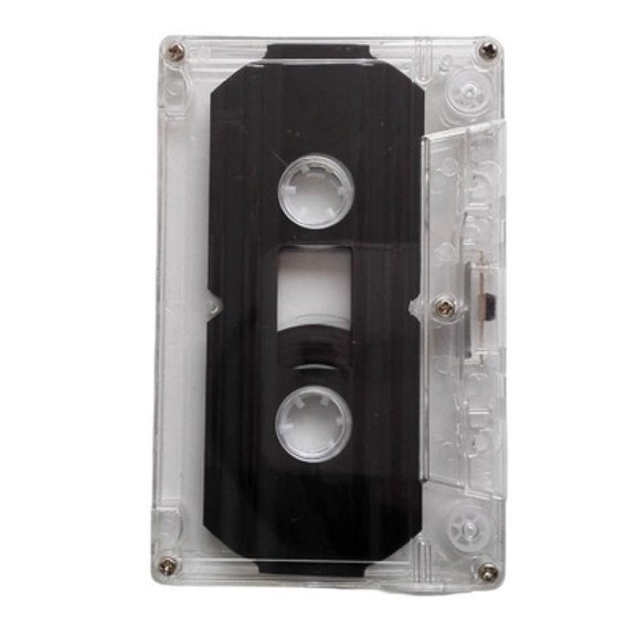Necvior Blank Cassette Tape with Clear Shell for Easy Monitoring of Remaining Tape Usage Blank Music Cassette Studio Quality