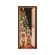 thumbnail image 2 of Decoración navideña para puerta | Diseño de Papá Noel | Tela de poliéster duradera de 89 x 178 cm | Adorno festivo para puerta para Navidad, fiestas, decoración de invierno, 2 of 6