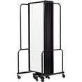 thumbnail image 6 of NPS ROBO Series 6ft Modern Metal Room Divider with 9 Sections in Clear, 6 of 7