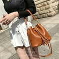 thumbnail image 3 of Hi,Fancy Bucket Shoulder Bag Drawstring Bag Purse Handbags Small Shopping Green, 3 of 9