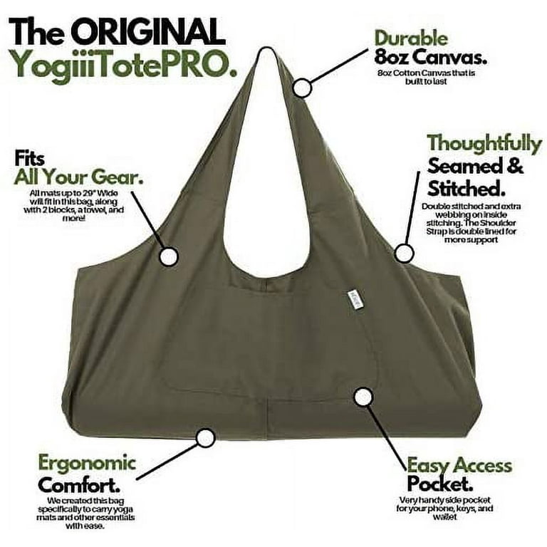 Yogiii Large Yoga Mat Bag, The Original YogiiiTotePRO