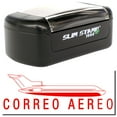 thumbnail image 1 of Slim Pre-Inked Correo Aero Stamp, Slim 1444, Ultra Slim Design, Impression Size 1/2" by 1-3/4", Up to 25,000 Impressions - Red Ink, 1 of 10