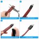 thumbnail image 5 of Tubo termorretráctil Uxcell, 3/8 pulgadas ID 49 pies de largo 2:1 relación PE funda de cable termorretráctil para aislamiento de cables eléctricos, gestión de cables, marrón, 5 of 7