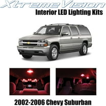 XtremeVision Interior LED for Chevy Suburban 2002-2006 10 pcs Red Interior LED Kit   Installation Tool