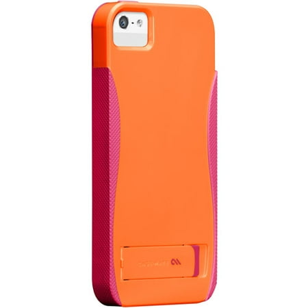 Case-Mate Pop! Case for iPhone 5/5SE/5s, Tangerine/Pink