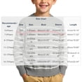 thumbnail image 3 of Guluxicc Kids Boys Crew Neck Striped Cotton Sweater Long Sleeve Knit Pullover Sweaters Fall Winter Casual Tops 5-15 Years, 3 of 8