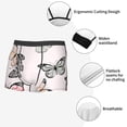 thumbnail image 3 of Honeii Beautiful Butterfly Print Mens Boxer Briefs Breathable,Boxer Brief for Men, Moisture-Wicking Underwear-Medium, 3 of 5