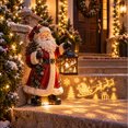 thumbnail image 7 of 11.81 Inch Solar Christmas Step Lights, Outdoor Christmas Decorations with Projection, Santa Cauls Nativity Holy Family Glow Christmas Decor for Porch, & Front Step, 7 of 7