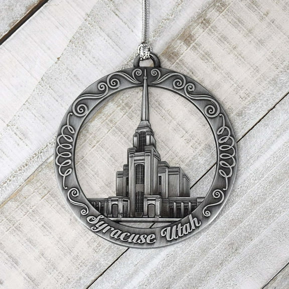 Ringmasters Syracuse Utah UT Temple Christmas Ornament