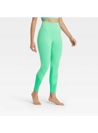 Joy Lab Leggings Women's Green Pull On Pockets Size Medium
