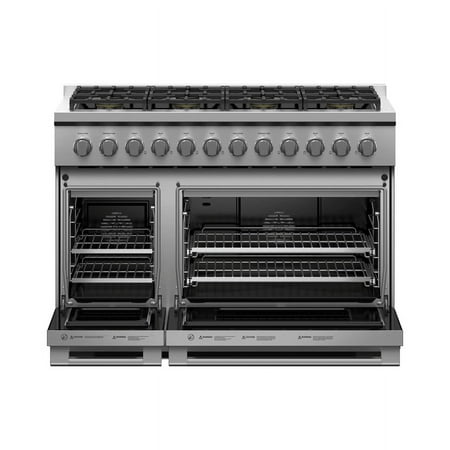 Fisher & Paykel - Professional 48 inch 8 Burner Gas Range (LP) in Stainless Steel - Stainless steel