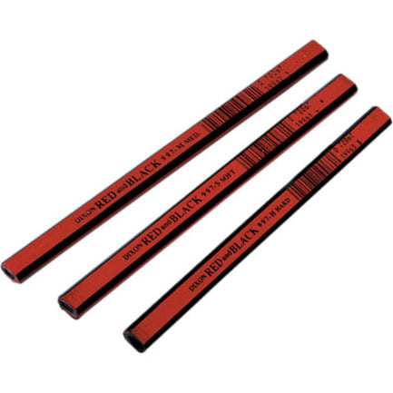 72Pcs 175mm Carpenters Pencils Black Lead For DIY Builder Joiners Woodwork Hobby 