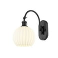thumbnail image 6 of 518-1W-PC-G1217-8WV Innovations Lighting White Venetian - 1 Light Arm Swivels Side to Side Wall Sconce In Modern Style-13.5 Inches Tall and 8 Inches, 6 of 7