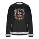 thumbnail image 3 of RKSTN Carnival Party Sweatshirts for Men Oversized Crew Neck Carnival Graphic Print Versatile Fleece Sweatshirt Mens Casual Round Neck Relaxed Fits Comfy Pullover Sweatshirt Top Fall Winter Clothes, 3 of 7