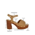 thumbnail image 2 of Mazaro Raffia Chunky Sandals, 2 of 10