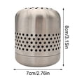 thumbnail image 3 of Stainless Steel Refrigerator Odor Eliminator, Compact Fridge Deodorizer Box for Kitchen Refrigerator Freezer Car Closet Pantry and Other Enclosed Spaces, 3 of 9