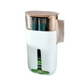 thumbnail image 1 of CSChome Garbage Bag Holder Wall Mounted Garbage Holder – Large Capacity Punch Free Strong Load Bearing Visible Wall Hanging Plastic Trash Bin, 1 of 6