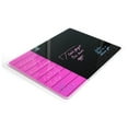 thumbnail image 3 of Viztex Glacier Magnetic Glass Dry Erase Board Soft Violet Jet Black 17x23 inch, 3 of 9