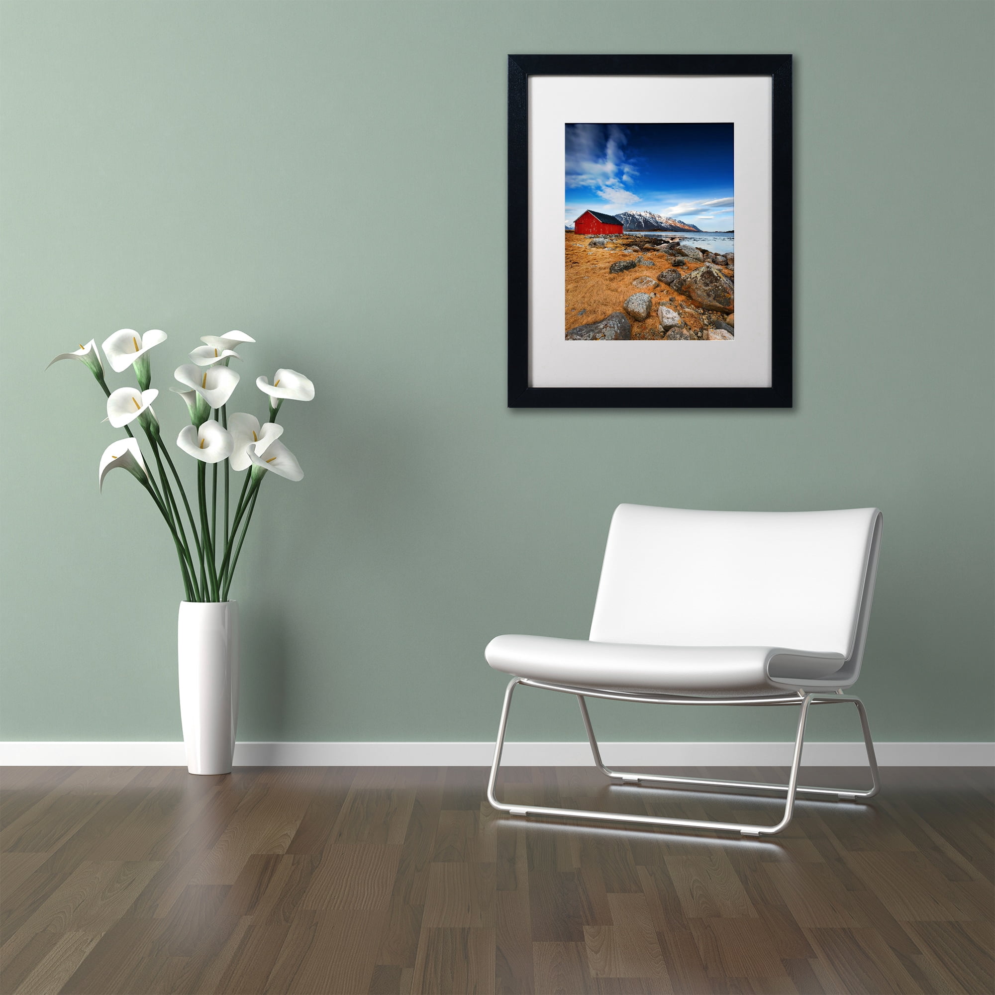 Trademark Fine Art "Endure" Canvas Art by Philippe Sainte-Laudy, White Matte, Black Frame