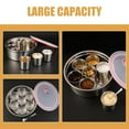 thumbnail image 5 of WHAMVOX 1 Set Condiment Container Stainless Steel Spice Jar Seasoning Storage Jar Kitchen Spice Box, 5 of 8