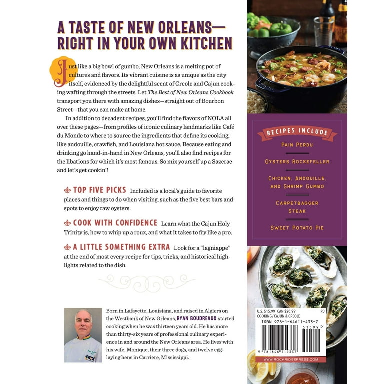 The Best of New Orleans Cookbook : 50 Classic Cajun and Creole